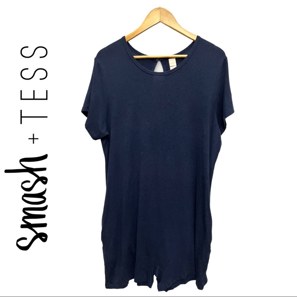 Smash + Tess Navy Getaway Short Romper
